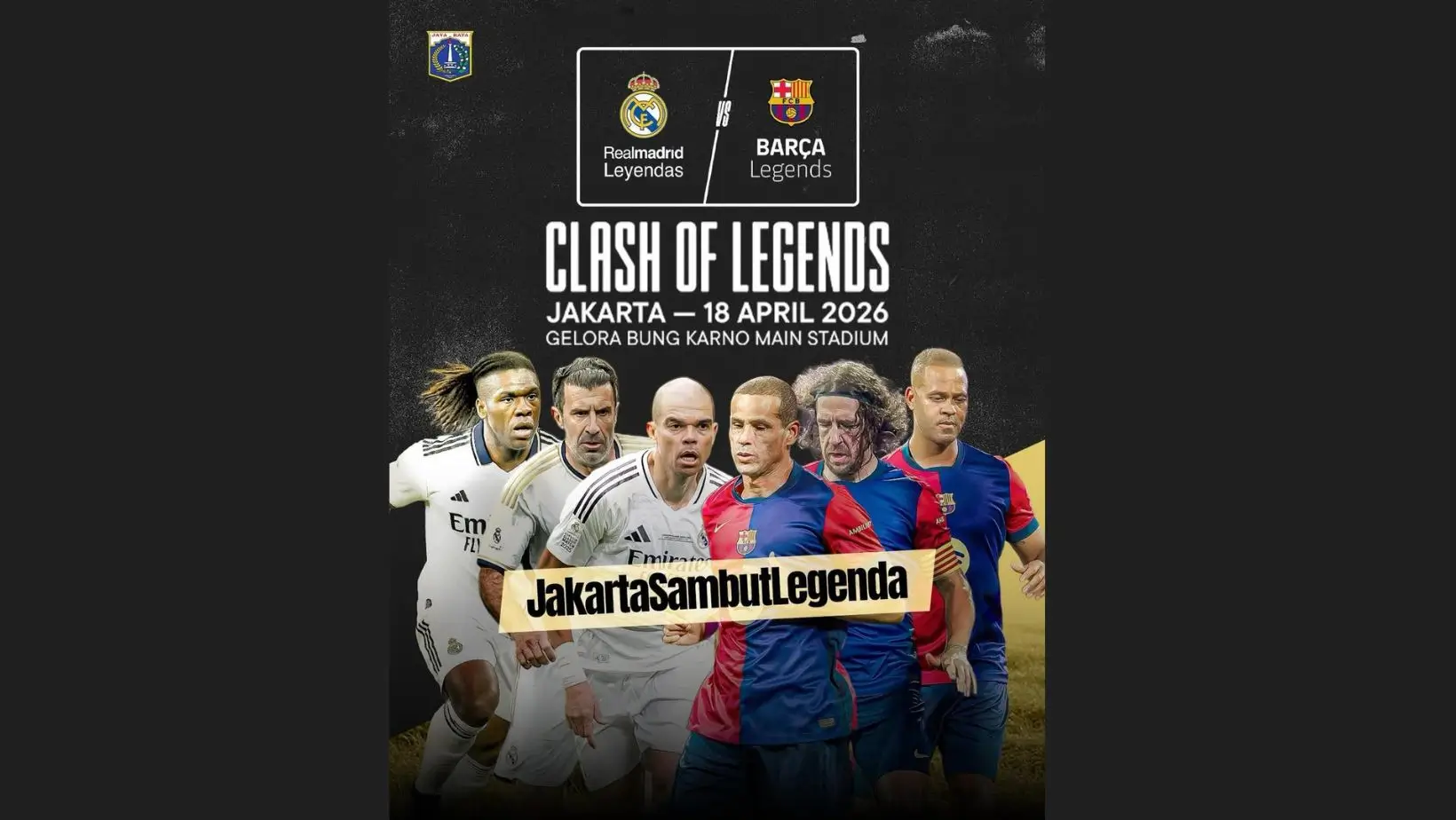 Clash of Legends Jakarta: Real Madrid vs Barcelona akan bertanding di Jakarta